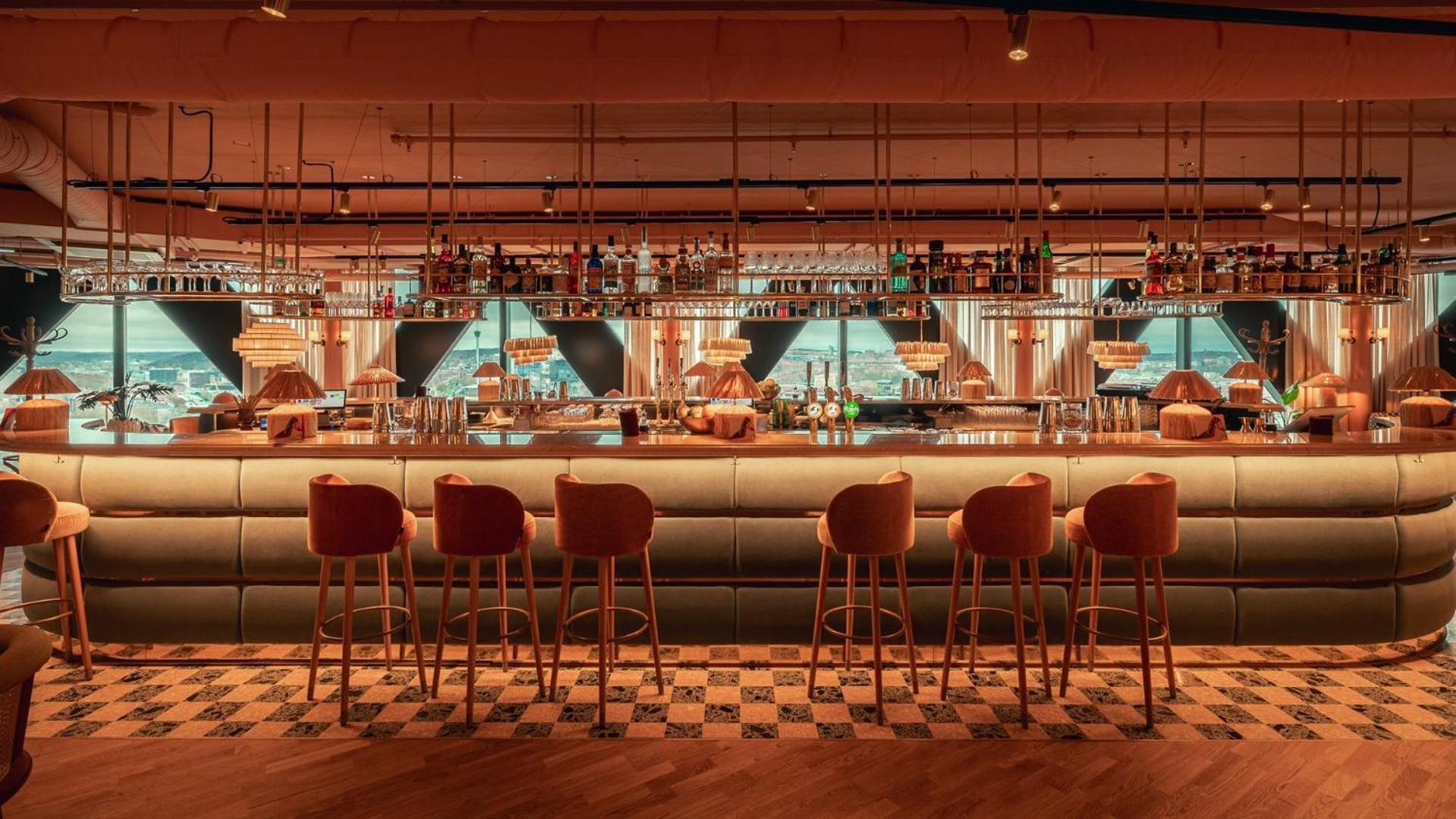 فندق Jacyz غوتنبرغ المظهر الخارجي الصورة The bar at the restaurant