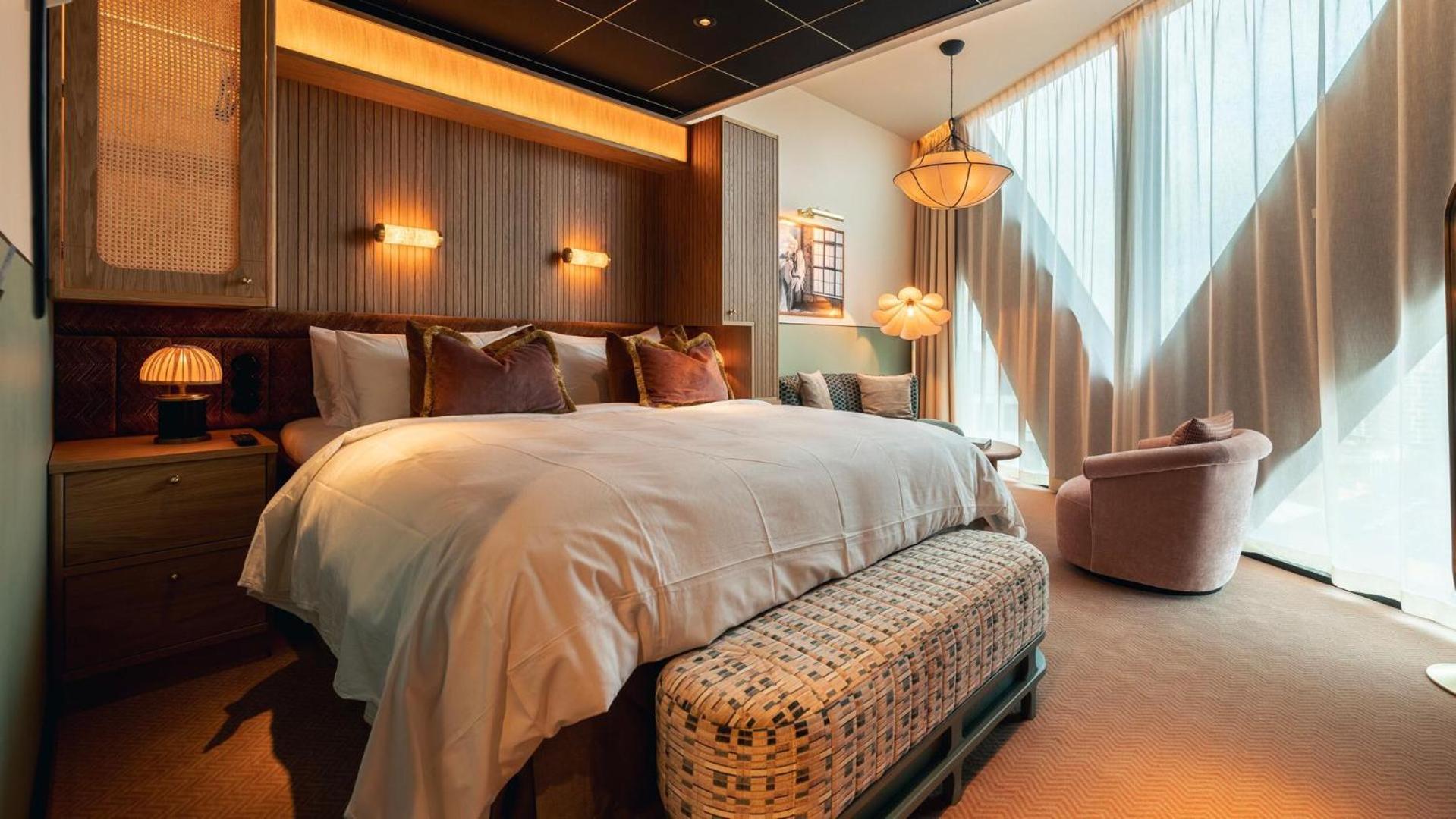 فندق Jacyz غوتنبرغ المظهر الخارجي الصورة A bedroom at the hotel