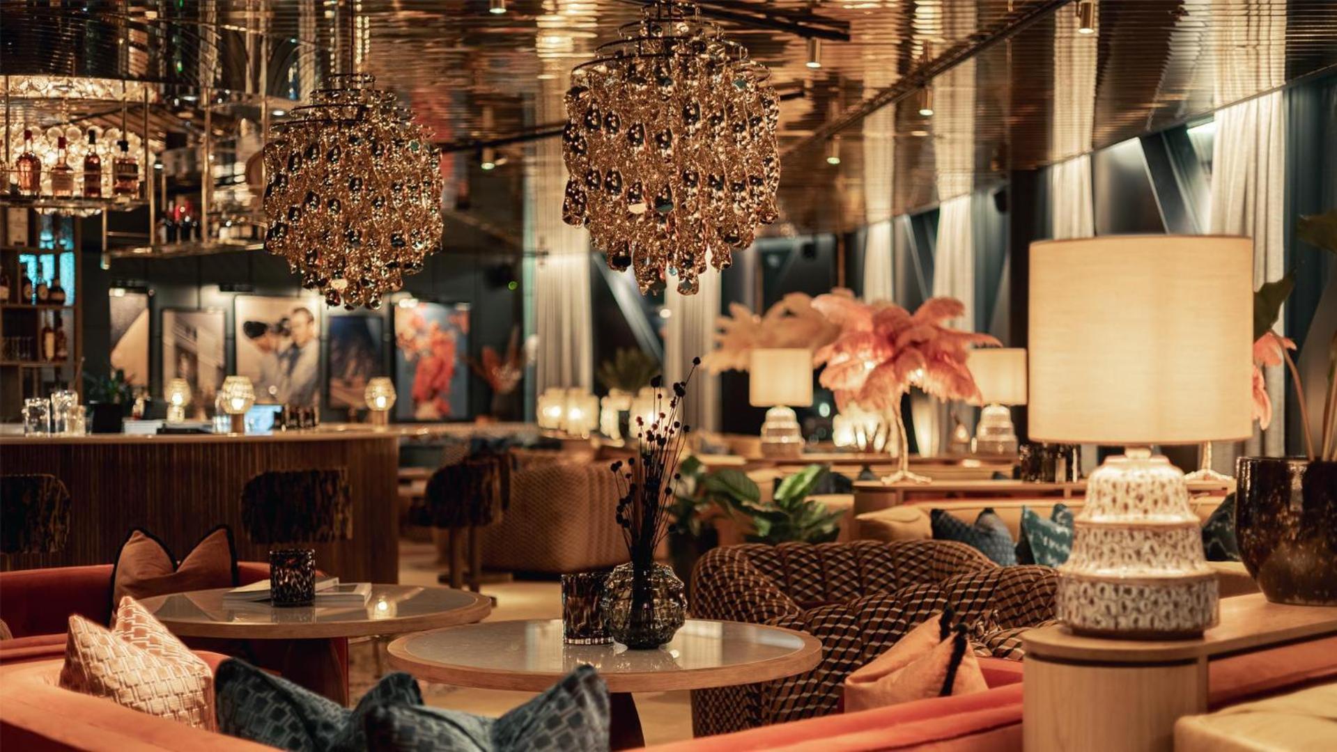 فندق Jacyz غوتنبرغ المظهر الخارجي الصورة The interior of the lounge